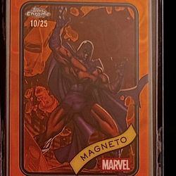2025 Topps Chrome Orange Refractor Magneto /25