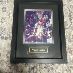 Vince Carter Frame NBA photo Raptors Dunking