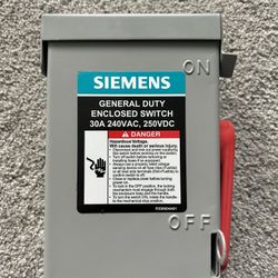 Siemens General Duty Enclosed Switch