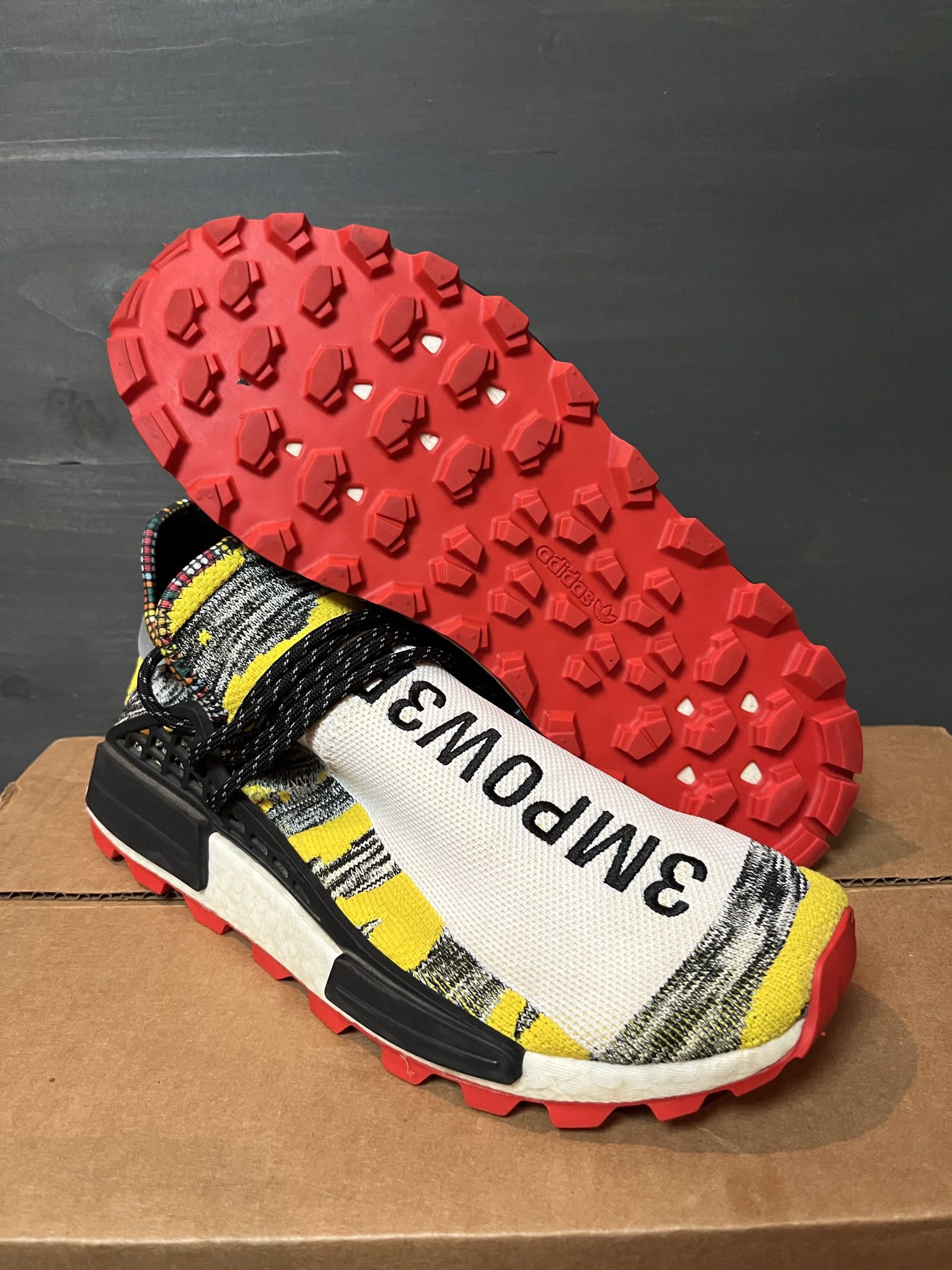 Agent Påvirke Udvidelse Adidas Pharell x NMD Human race Trail “Solar pack” Sz 10.5 for Sale in  Forked River, NJ - OfferUp