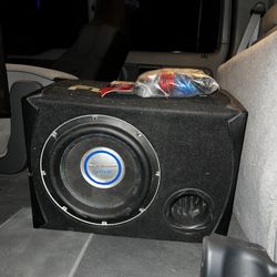 Fusion 12in Subwoofer and wiring 