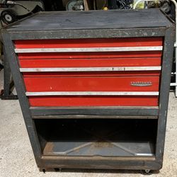 Craftsman 3 drawer toolchest, bottom storage Vintage LOCAL PICKUP CENTERPORT NY
