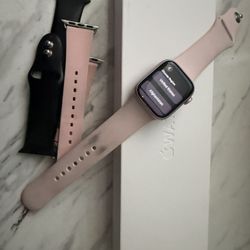 Apple Watch 9 Pink 41 Size With Extra Bands
