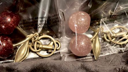 Cherry 🍒 Purse Charm Pink