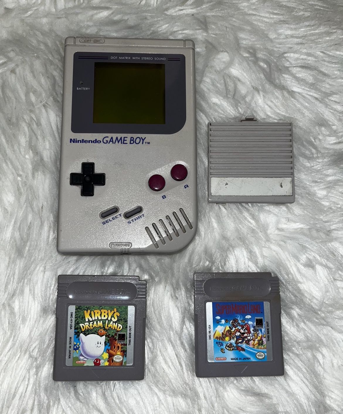 Original Gameboy Bundle With Mario And Kirby 