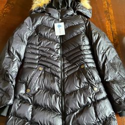 Women's Down Jacket Winter Long Puffer Parka Coat