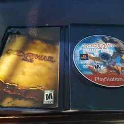 God of War PS2 Manual and Disc