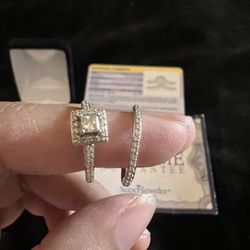14k White Gold Wedding Ring