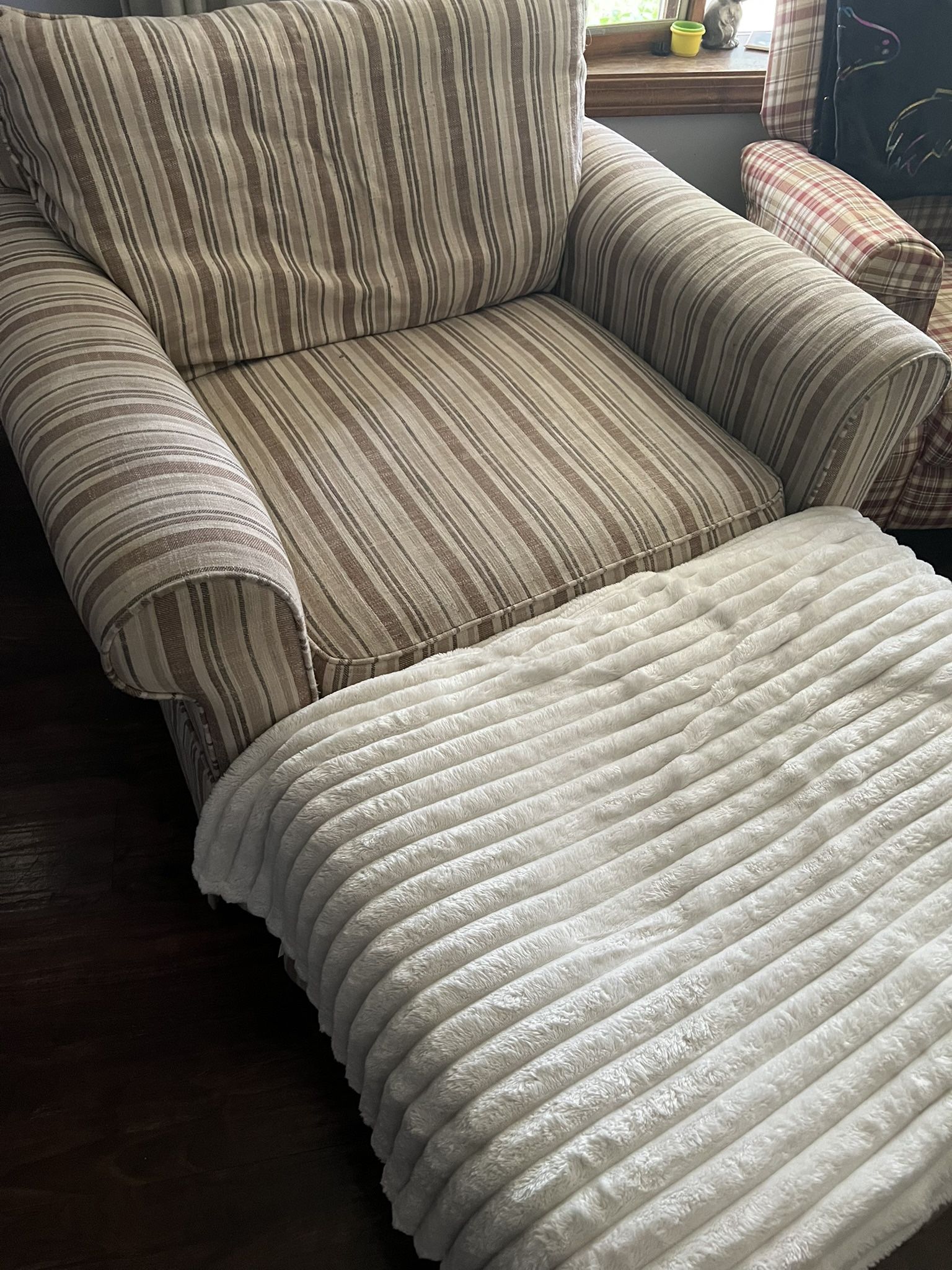 Love Seat Chair And Footstool