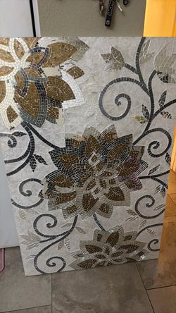 Floral Mosaic wall art