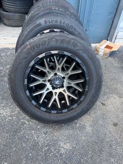 VROCK WHEELS AND TIRES SET 255/60R18 5x127mm
