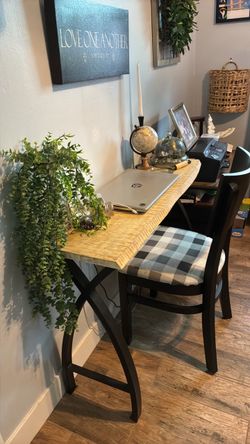 Desk and chair