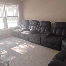 Grey Maxwell Recliner Seats, LS console 4 piece