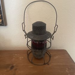 Railroad lantern antique