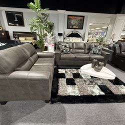 2 PC SOFA AND LOVESEAT 
