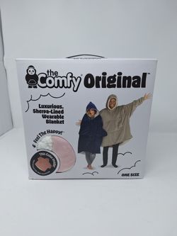 The Comfy Original Wearable Hoodie Blanket Unisex Sherpa Blush Pink NEW