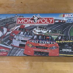 Monopoly NASCAR Collector’s Edition Board Game (New Sealed)
