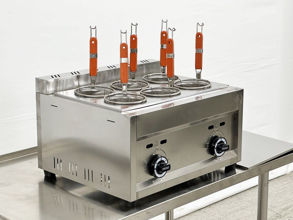 6 Holes Commercial Pasta Noodle Cooker Range PN6