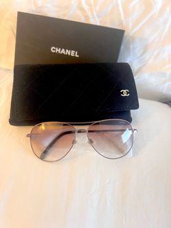 CHANEL Aviator sunglasses with case