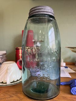 Vintage Zinc Lid Mason Jar