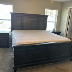 Bedroom set, Leather couch, Dinning Table,washer And Dryer 