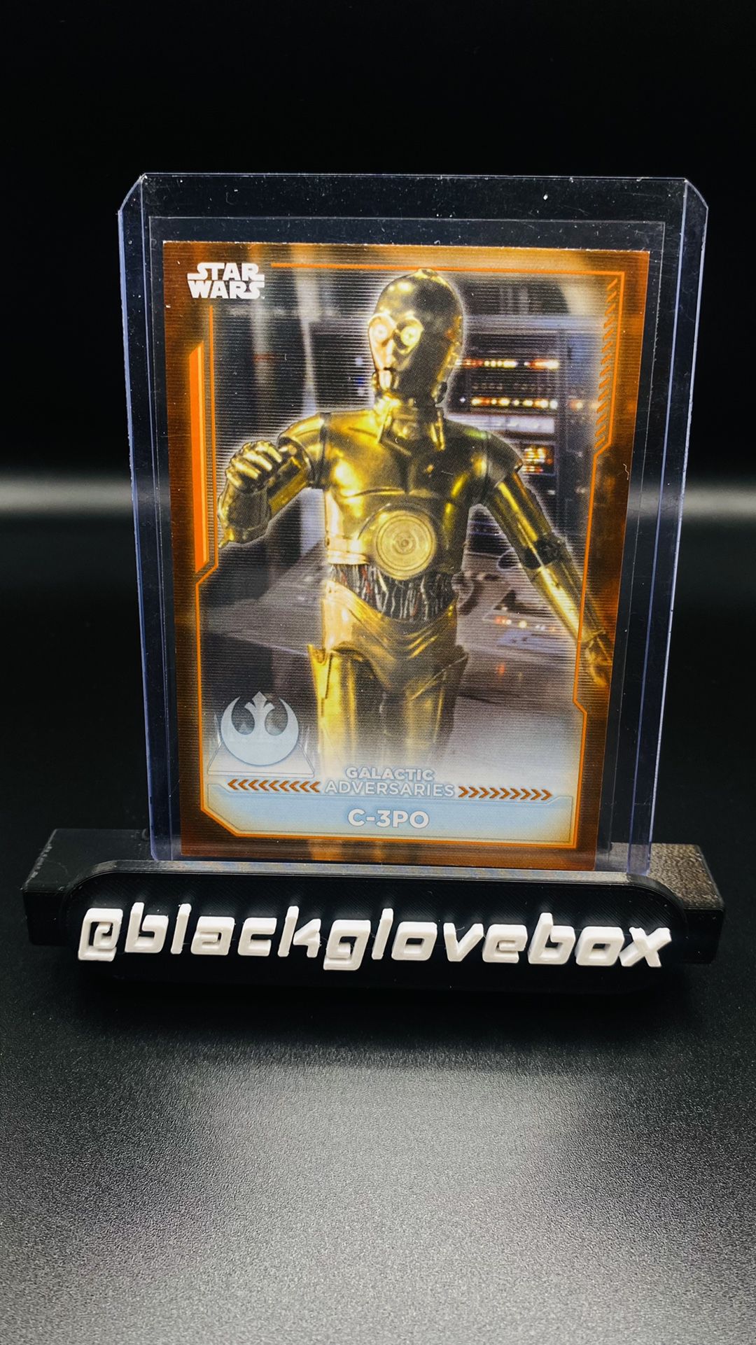 Star Wars - C-3PO Topps Orange Refractor 26/50