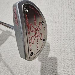 Scotty Cameron Red X Long Rare Broomstick 48"