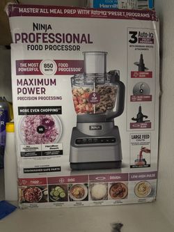 Ninja Professional 9-Cup Food Processor (850W Auto-iQ) – w/ Box