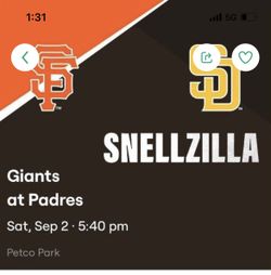 2 Padre Tickets