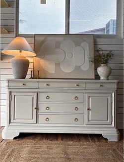 Solid wood dresser