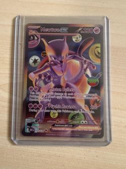 Mewtwo ex pokemon card