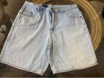 Vintage Cambridge Classics Denim Jorts Shorts - Men's Size 38 (Light Wash)