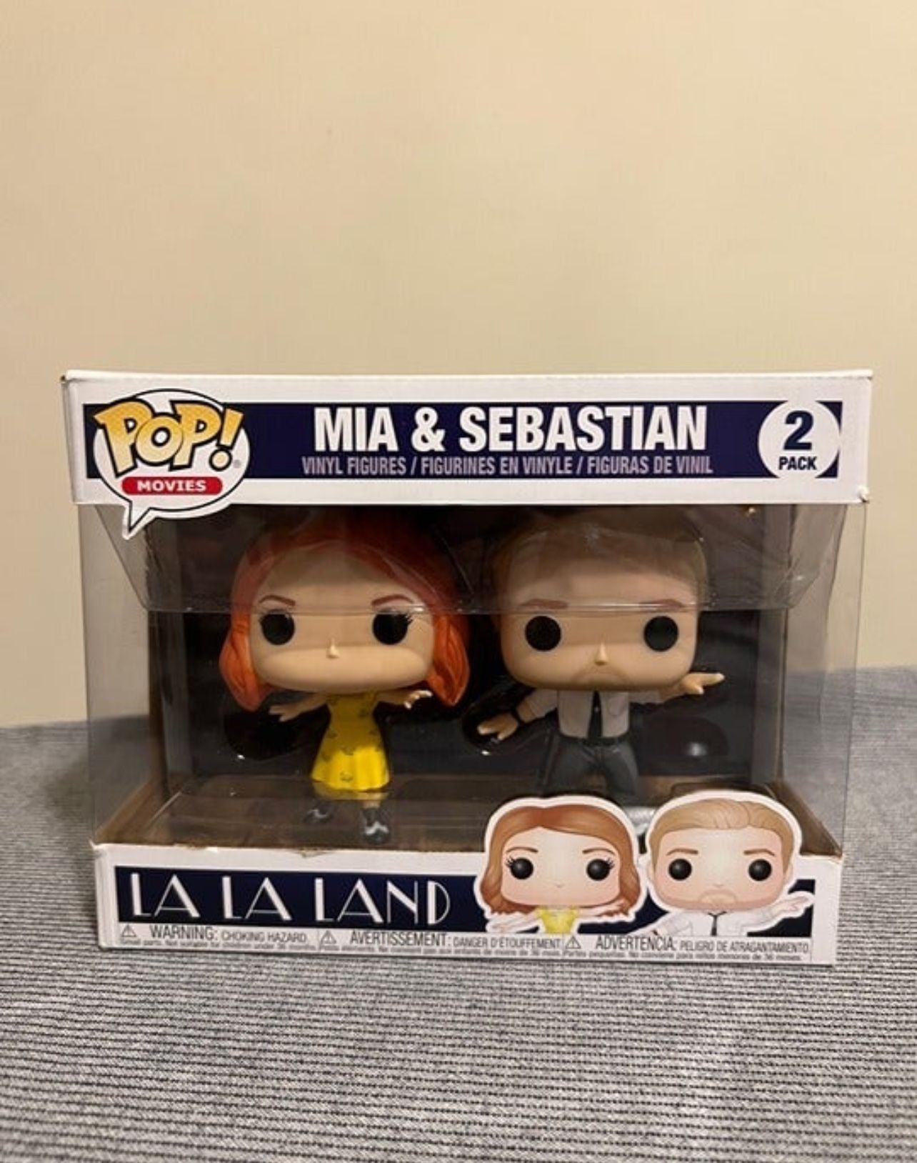VAULTED Mia Sebastian La La Land Funko Pop 2 Pack Movies Musicals Stone Gosling