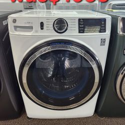 4.8 cu. ft. Smart White Front Load Washer with OdorBlock UlfraFresh Vent System and Sanitize with oki