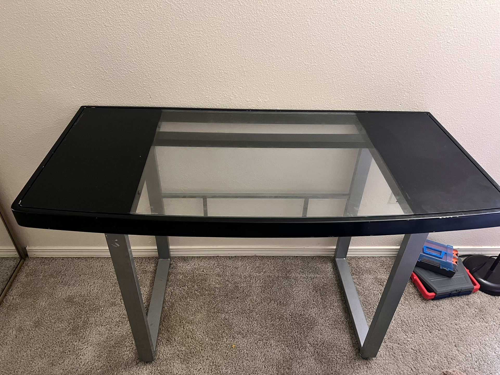 Glass Top Computer Desk / Writing Table
