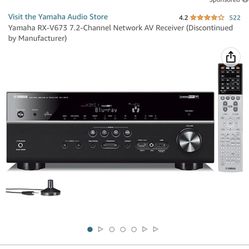 YAMAHA NATURAL SOUND AV RECEIVER RX-V673
