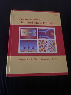Fundamentals of Heat and Mass Transfer