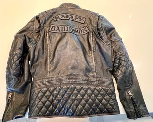 Real Leather Harley Davidson riding jacket XL