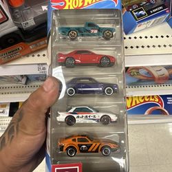 Nissan 5 Pack Hotwheels