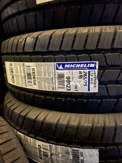 Tires Tires Tires New Michelin 265/75/16