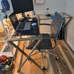 Glass Desk