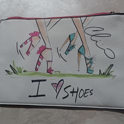 I Love Shoes Large Cosmetic Bag