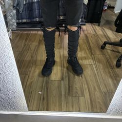 MNML black DESTRESSED Denim 28