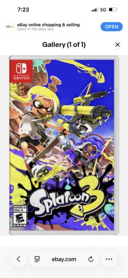 New Nintendo Switch Splatoon 3 Sealed 