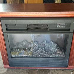 Electric heater fireplace