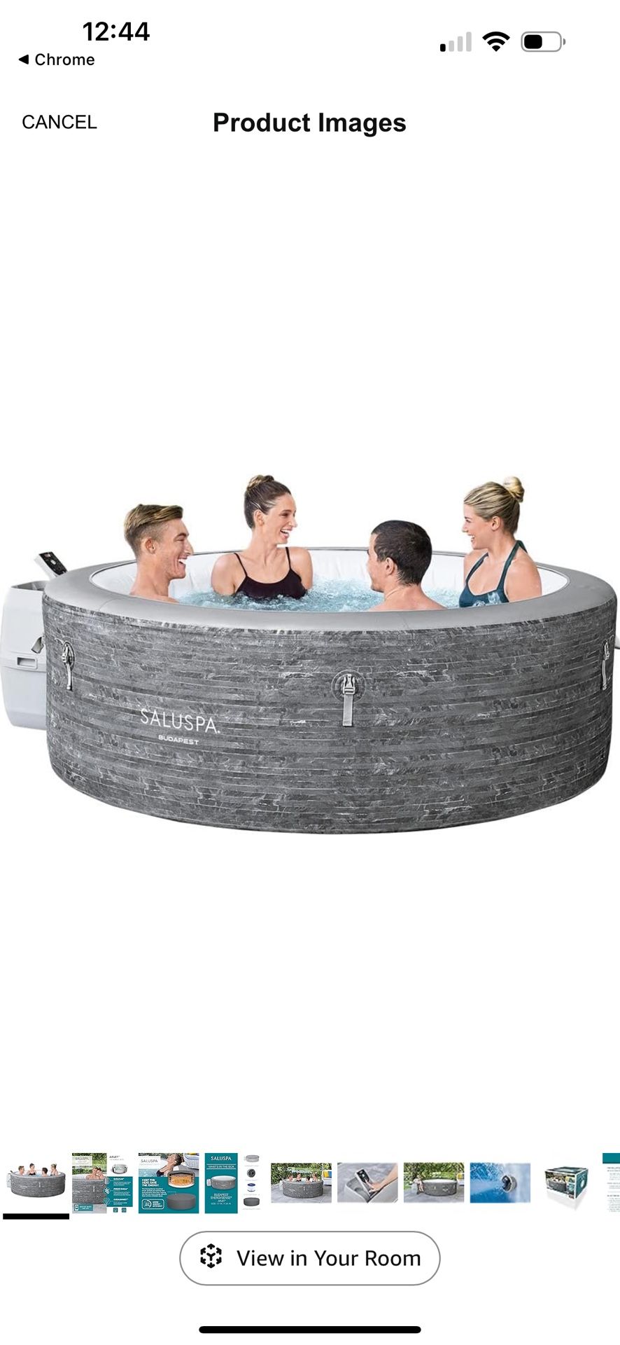 Bestway SaluSpa Budapest AirJet Inflatable Hot Tub Spa
