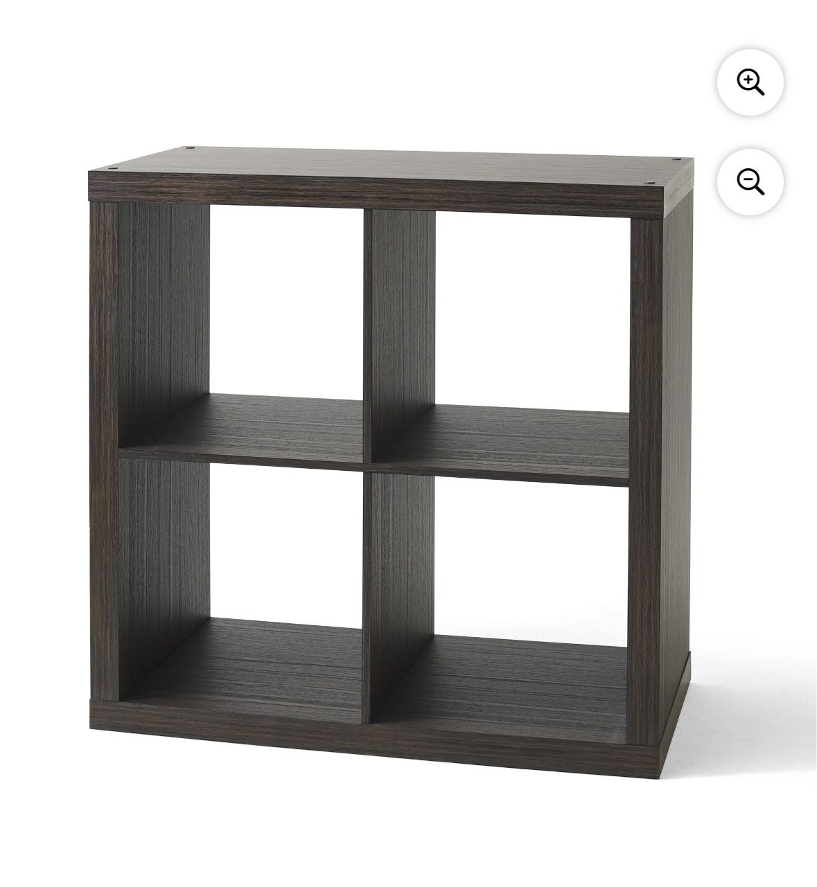 Better Homes & Gardens 4 Cube Storage Organizer, Tobacco Oak