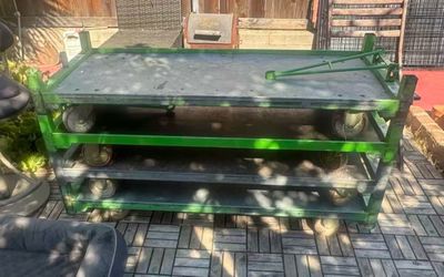 Heavy Duty Industrial Metal Rolling Cart