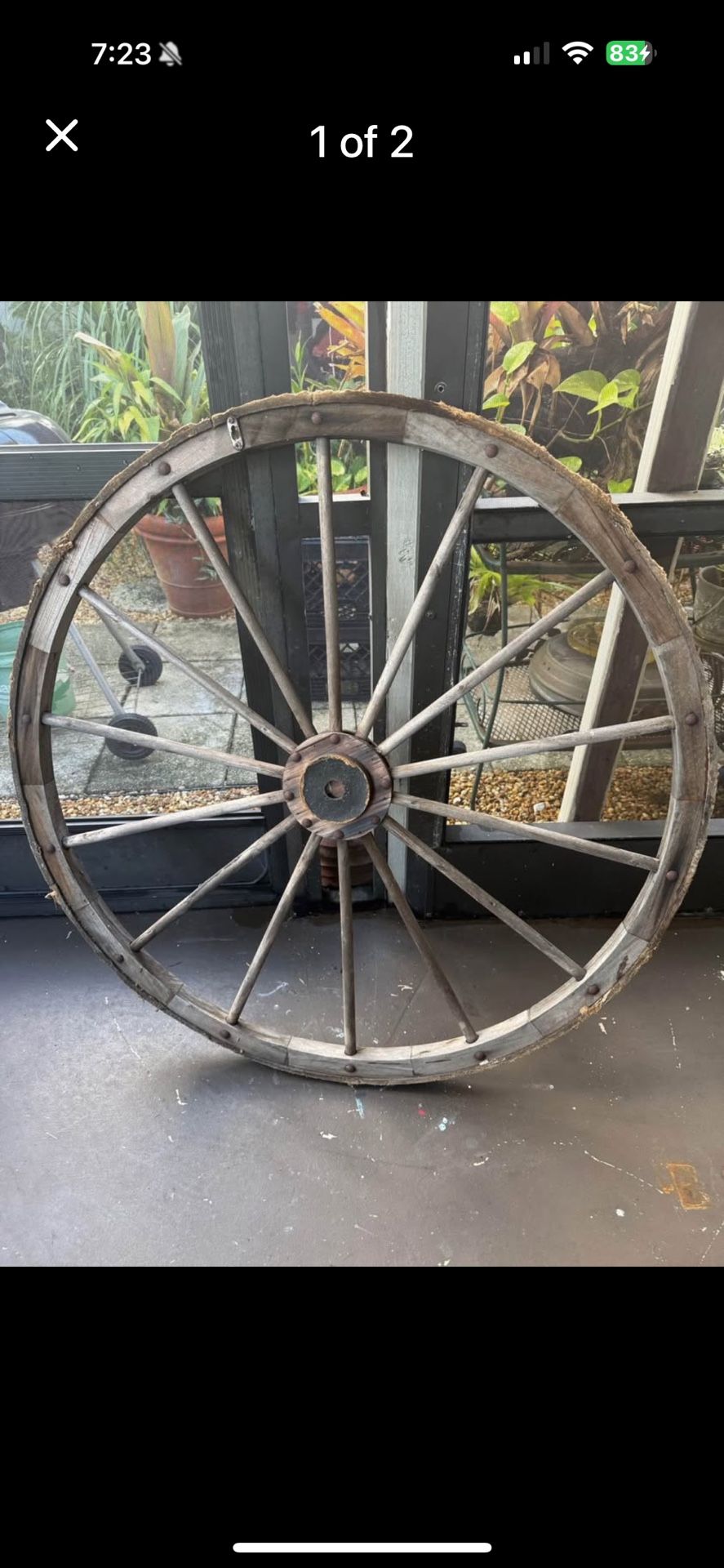 Antique Wagon Wheel