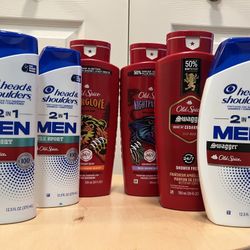 Old Spice Body Wash And Shampoo